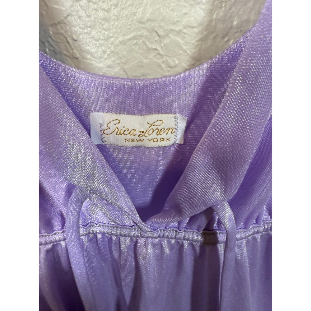 Erica Loren New York Lavender Slip Dress Medium - Picture 5 of 6